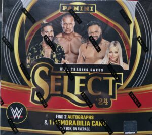 2024 Panini Select WWE Hobby  (2 Autographs and 1 Mem)