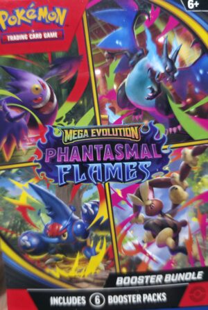 Pokemon Mega Evolution Phantasmal Flames Booster Bundle