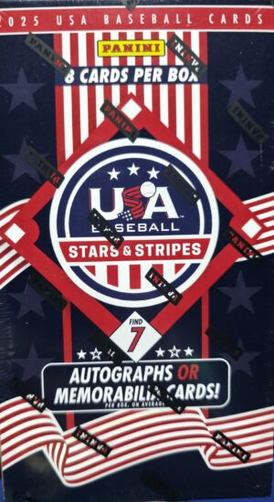 2025 USA Stars and Stripes Baseball Guarantee 7 Autos or Mems