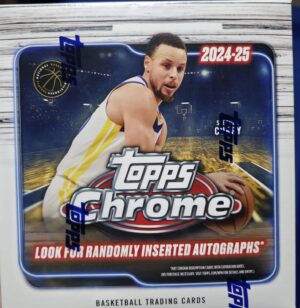 2024-25 Topps Chrome Basketball Mega
RCs Stephon Castle, Zaccharie Risacher, Alex Sarr, Zach Edey, Dalton Knecht