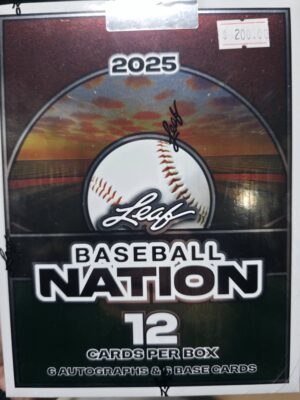2025 Leaf Baseball Nation Baseball Guarantee 6 Autos