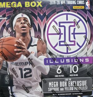2019-20 NBA Illusions Basketball Mega
Rcs, Ja Morant, Zion Williamson, Tyler Herro, Darius Garland, Jordan Pool, Brandon Clarke, RJ Barrett, De Andre Hunter
