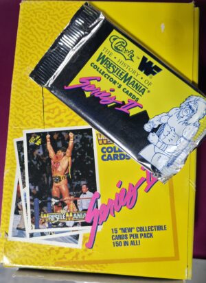X3 packs 1990 Classic WWF looking for Ultimate Warrior, And Donald Trump RCs
