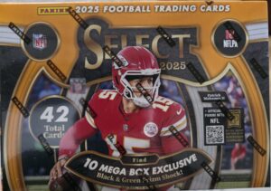 2025 Select Mega
RC. Ashton Jeanty, Colston Loveland, Luther Burden IIl ,Cam Ward, Travis Hunter, Jaxson Dart,