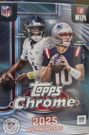 2025 Topps Chrome Hanger
RC. Ashton Jeanty, Colston Loveland, Luther Burden IIl ,Cam Ward, Travis Hunter, Jaxson Dart,