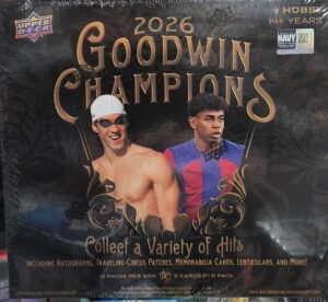 2026 Goodwin Champions Hobby Look for 1986 Fleer packs