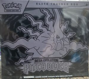 Pokemon Mega Evolution Pitch Blac Elite Trainer Box